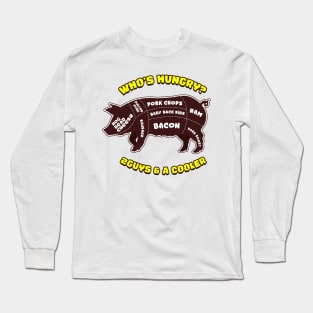 Who's Hungry - American Style Long Sleeve T-Shirt